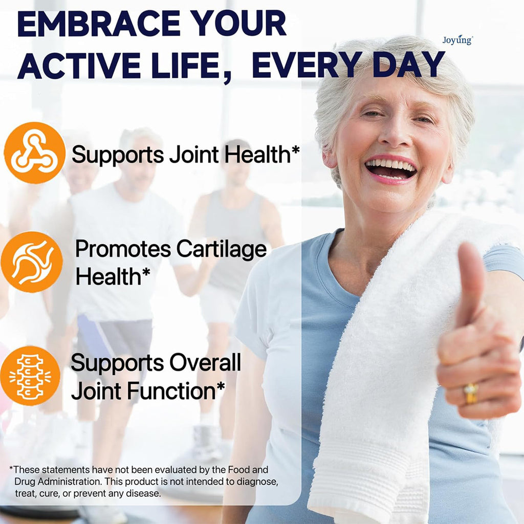 JOYUNG Joint Support | Glucosamine Chondroitin Turmeric MSM - 60 Caps