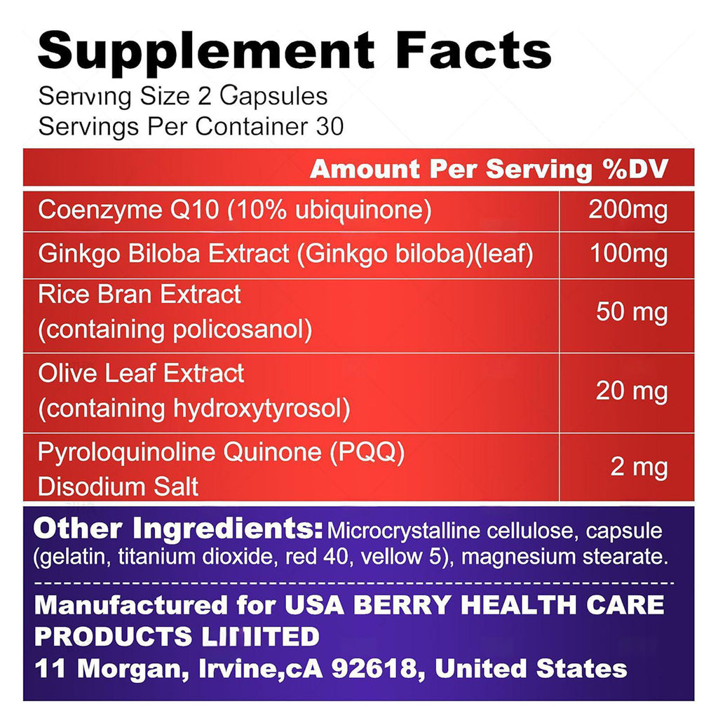 JOYUNG CoQ10 200mg | Heart Health & Antioxidant Support - 60 Caps