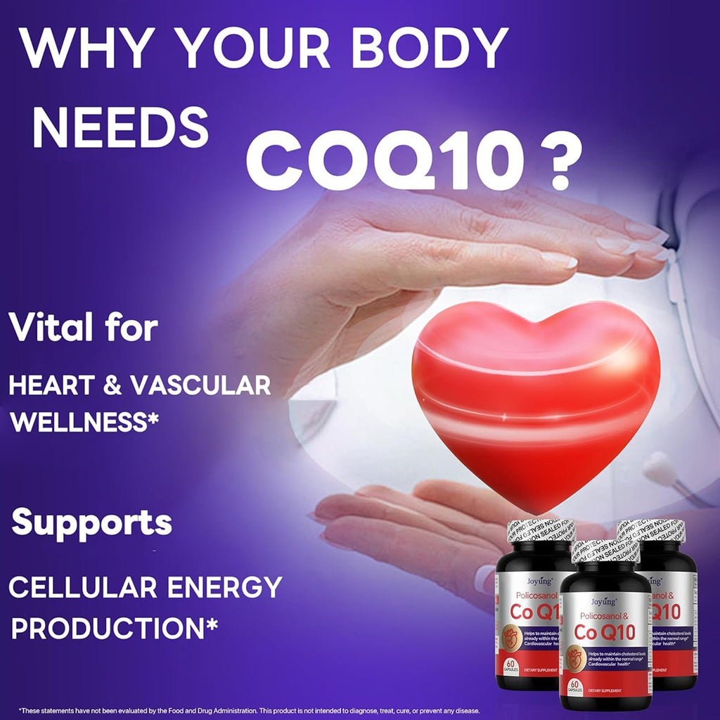 JOYUNG CoQ10 200mg | Heart Health & Antioxidant Support - 60 Caps