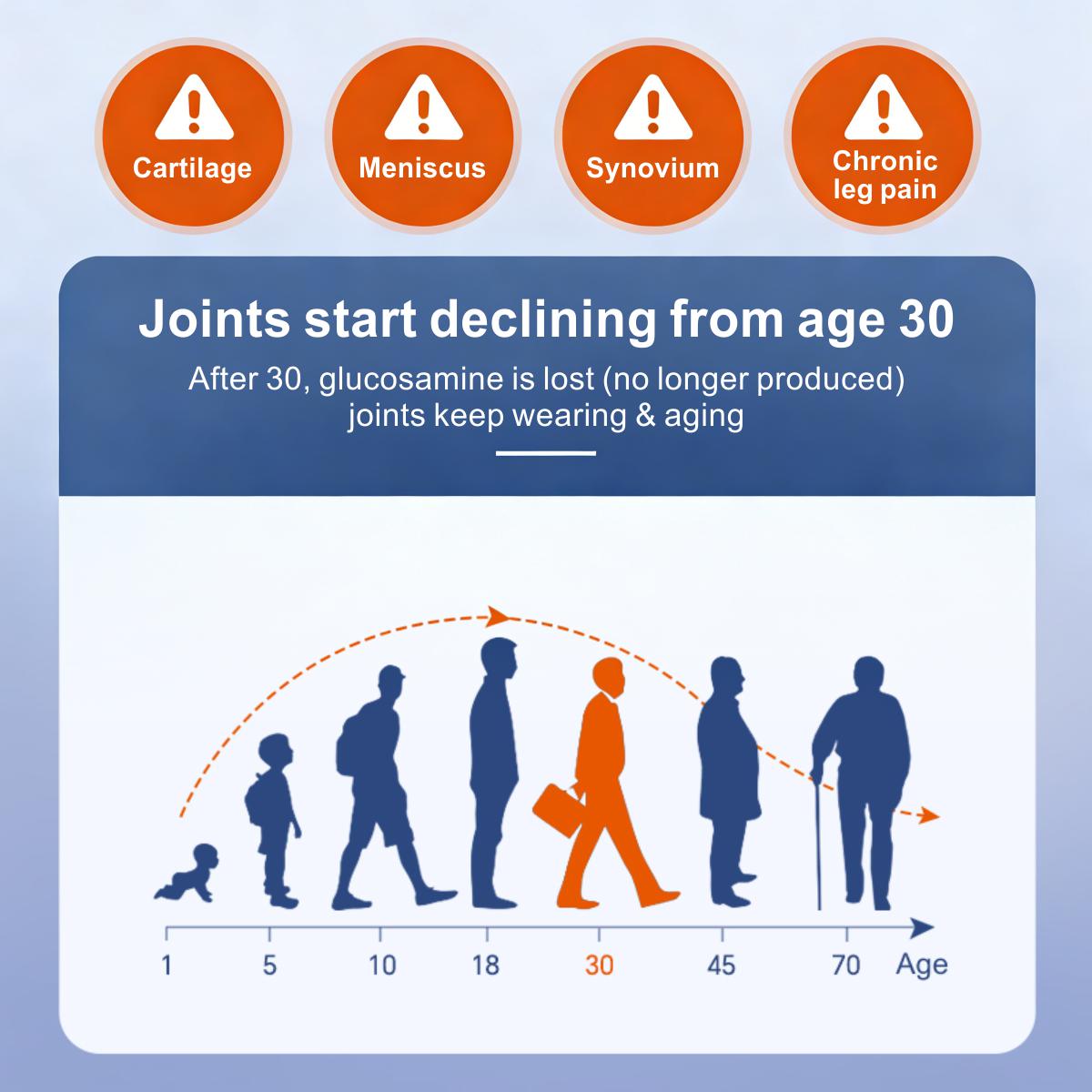 JOYUNG Joint Support | Glucosamine Chondroitin Turmeric MSM - 60 Caps