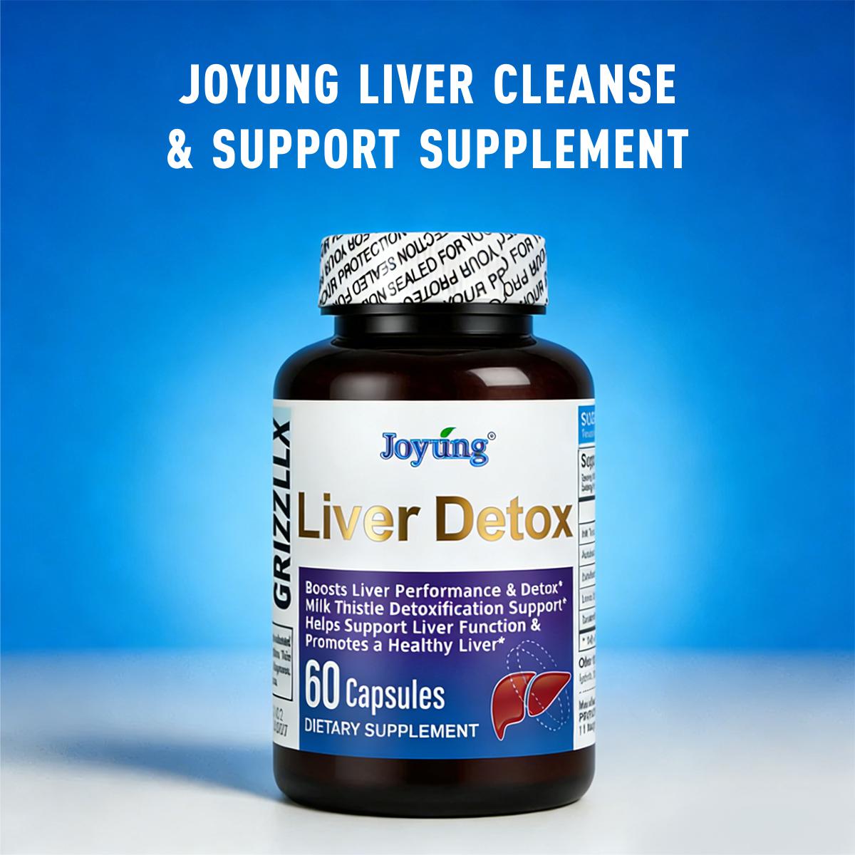 JOYUNG Liver Support | 540mg Milk Thistle + Herbal Blend - 60 Caps