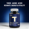 JOYUNG Vitality 3-Amino Acid Complex | 1200mg Vegan Energy & Focus Boost - 60 Caps
